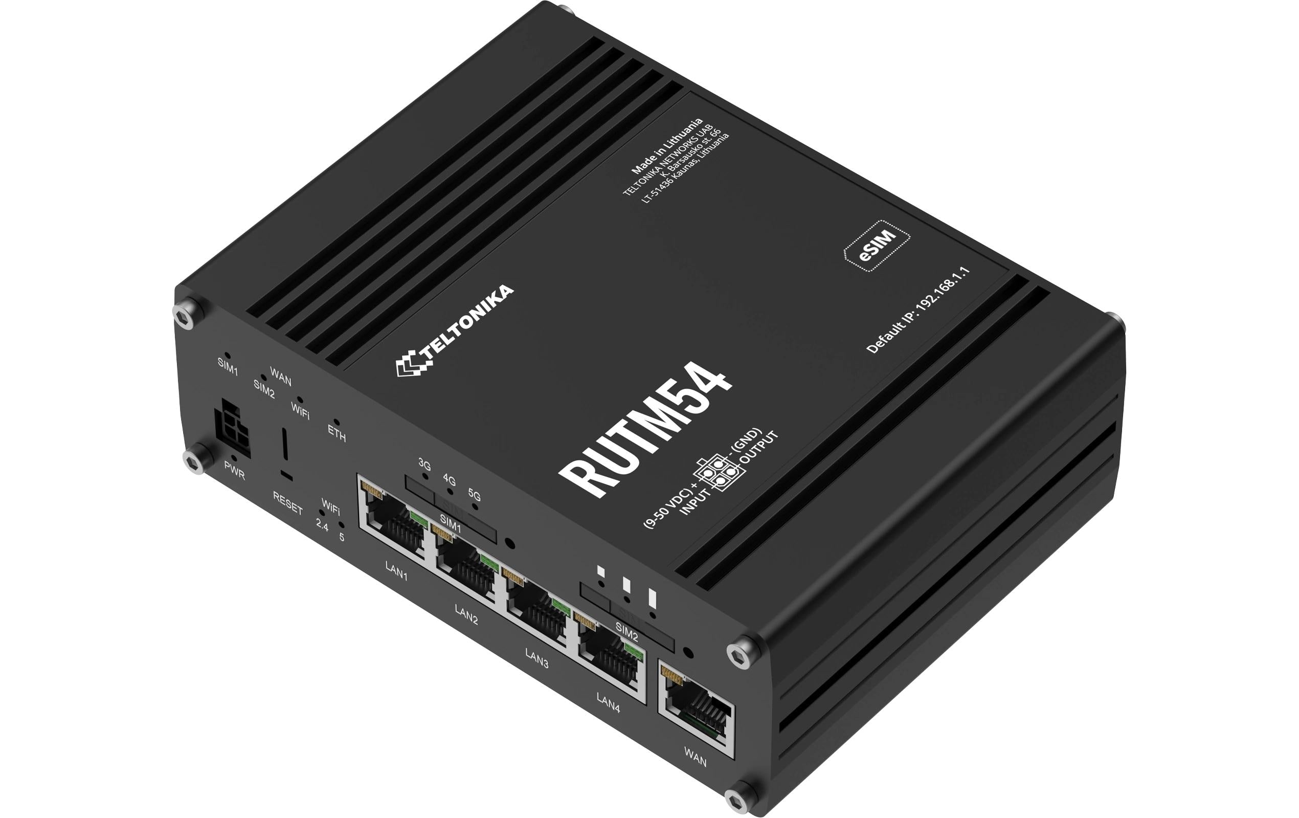 Teltonika 5G/LTE Industrierouter RUTM54