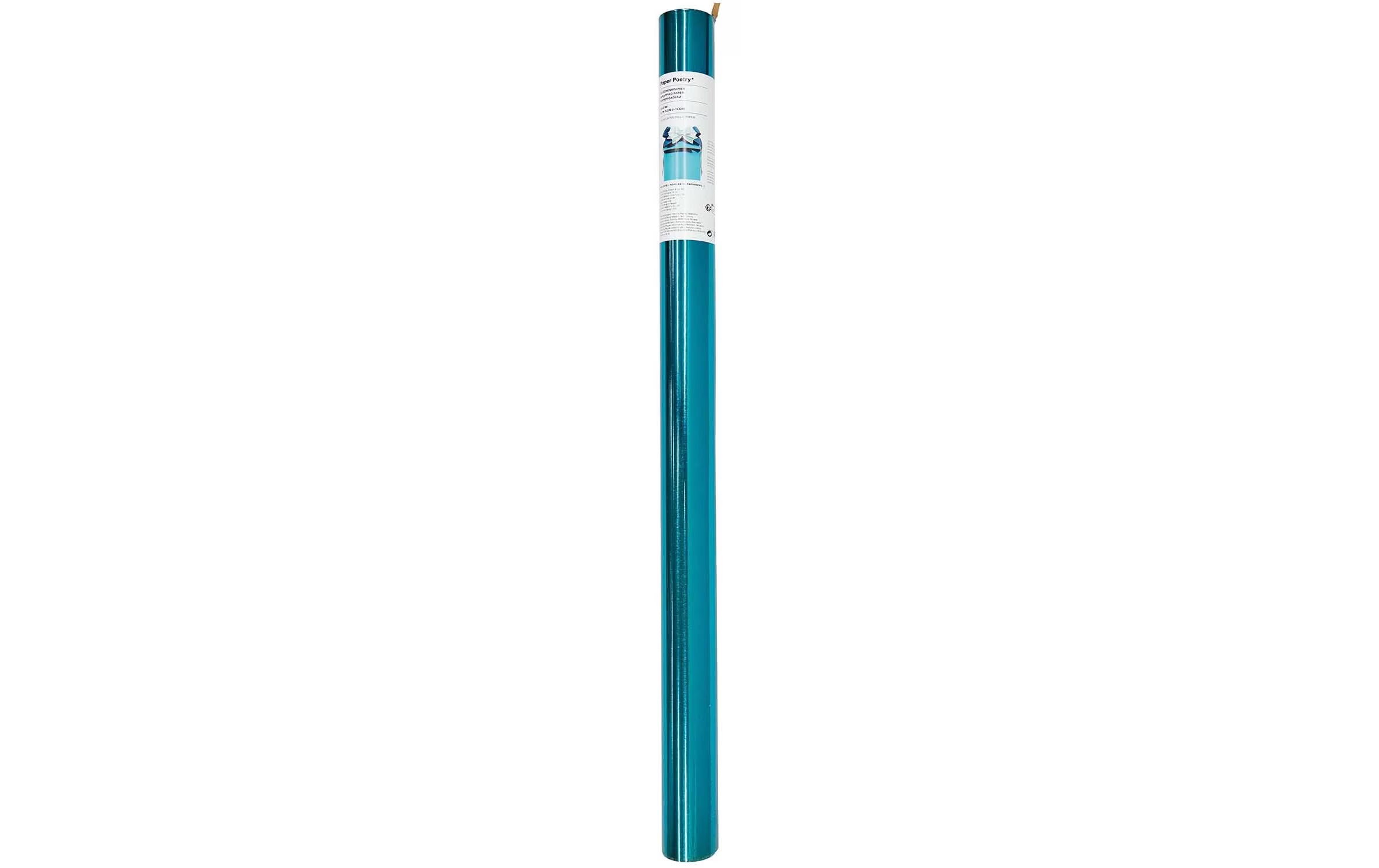 Rico Geschenkpapier Metallic, petrol Glanz