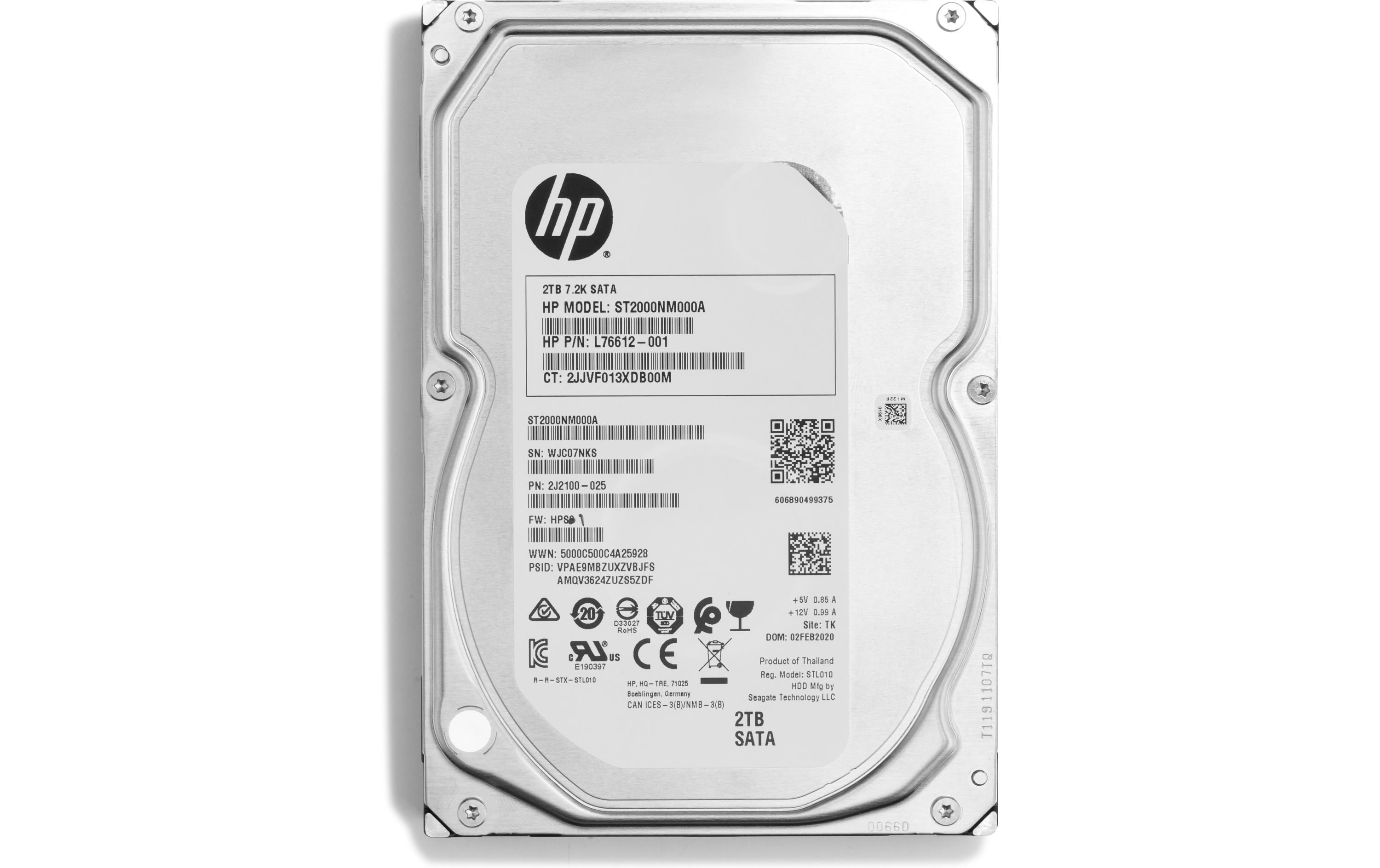 HP HDD 3.5 2 TB SATA-III - div. Z-Serien