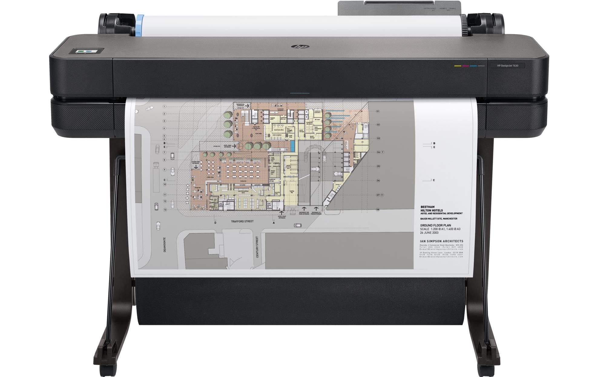 HP DesignJet T630 - 36, Rollen bis 914mm