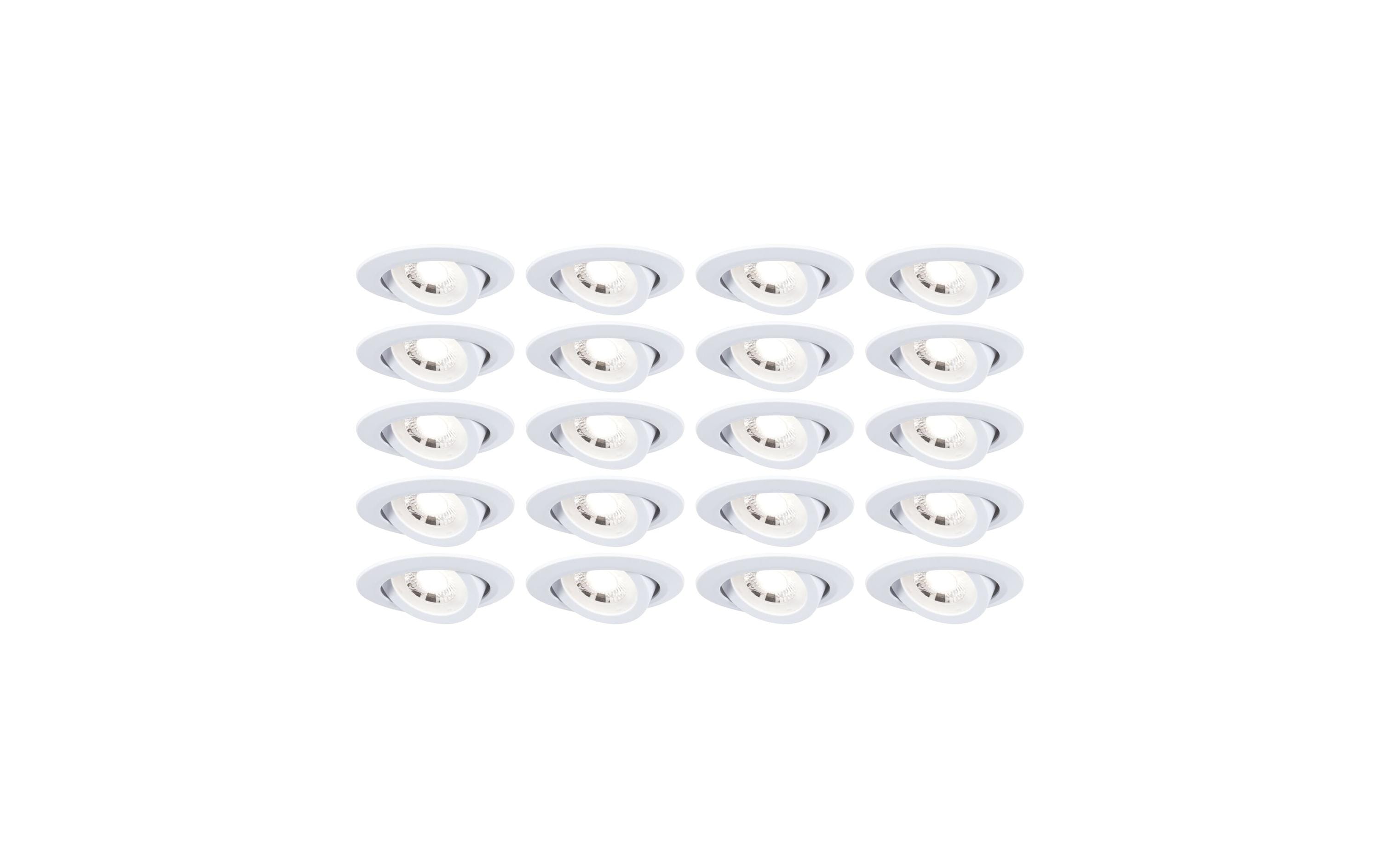 Paulmann LED Einbauleuchte 20er-Set schwenk