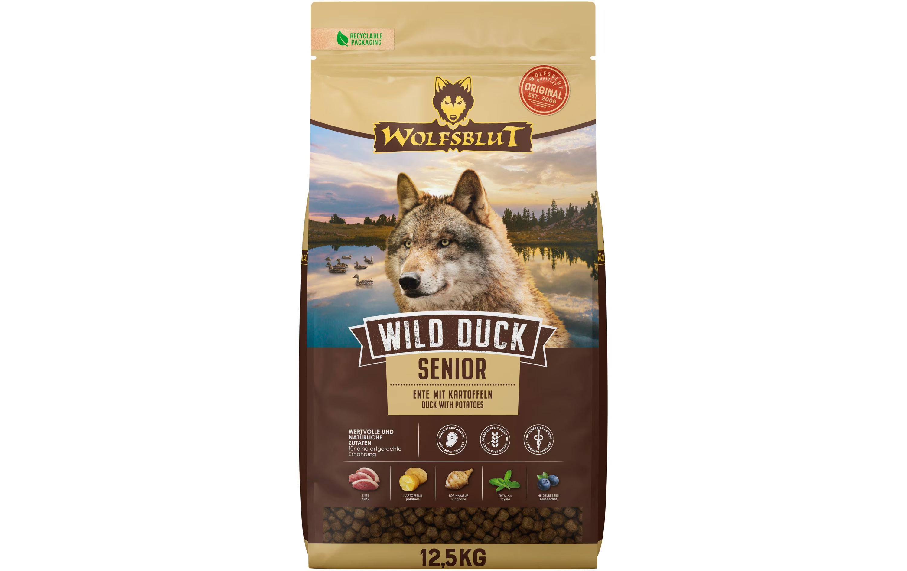 Wolfsblut Trockenfutter Dog Wild Duck