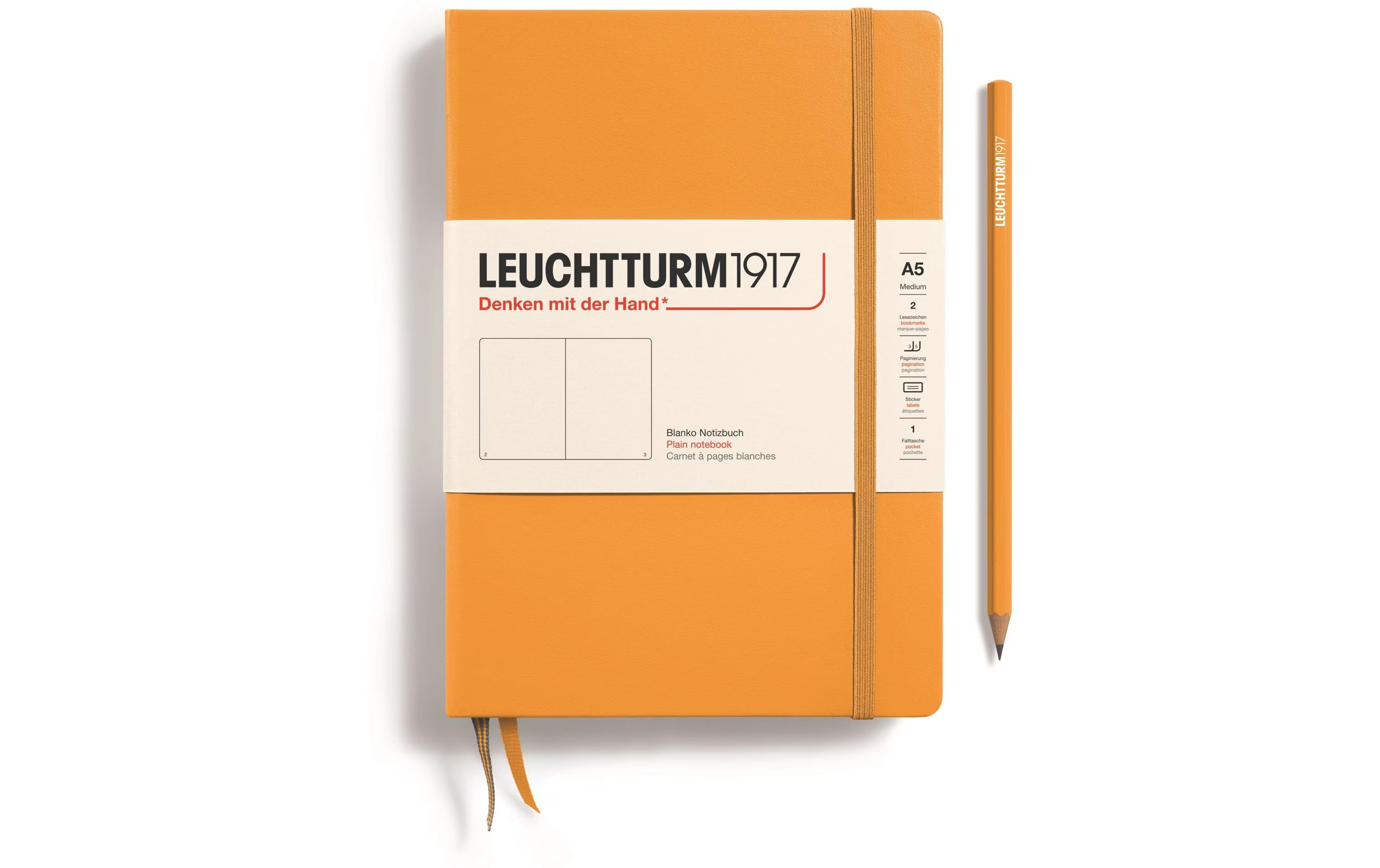 Leuchtturm Notizbuch Medium A5 blanko