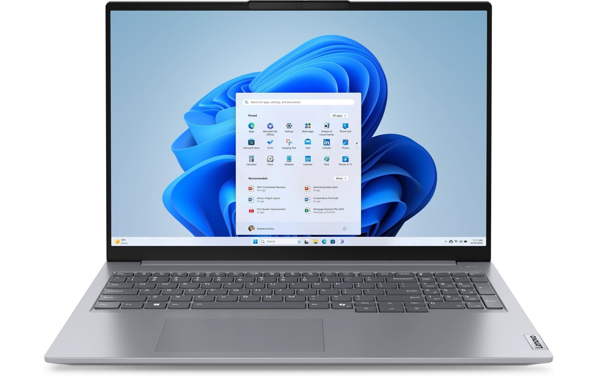 Lenovo ThinkBook 16 G7, R7 7735HS, W11-P