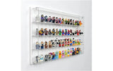 Acryl-Wand-Display 60 LEGO-Minifiguren