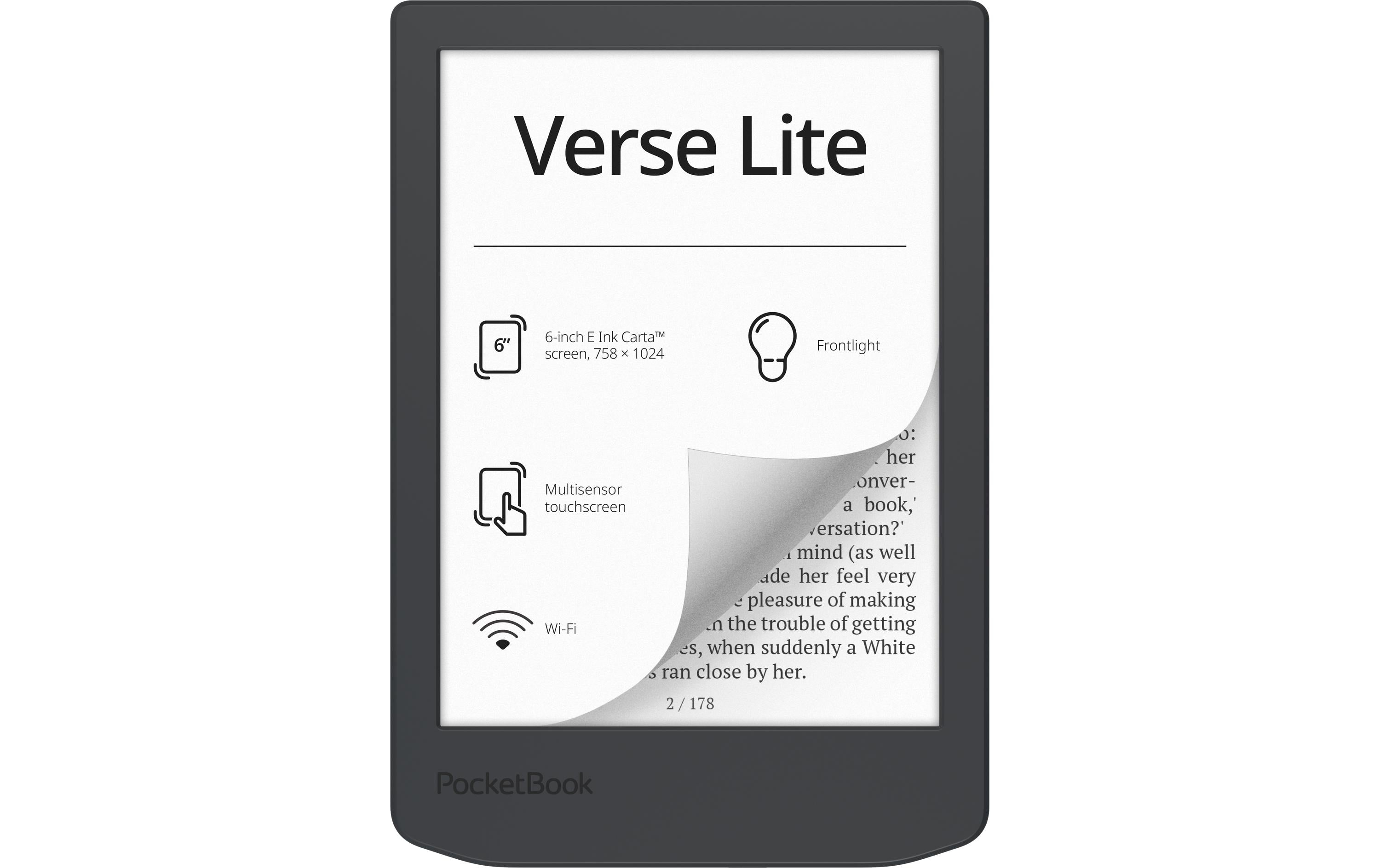 PocketBook Verse Lite Midnight grey