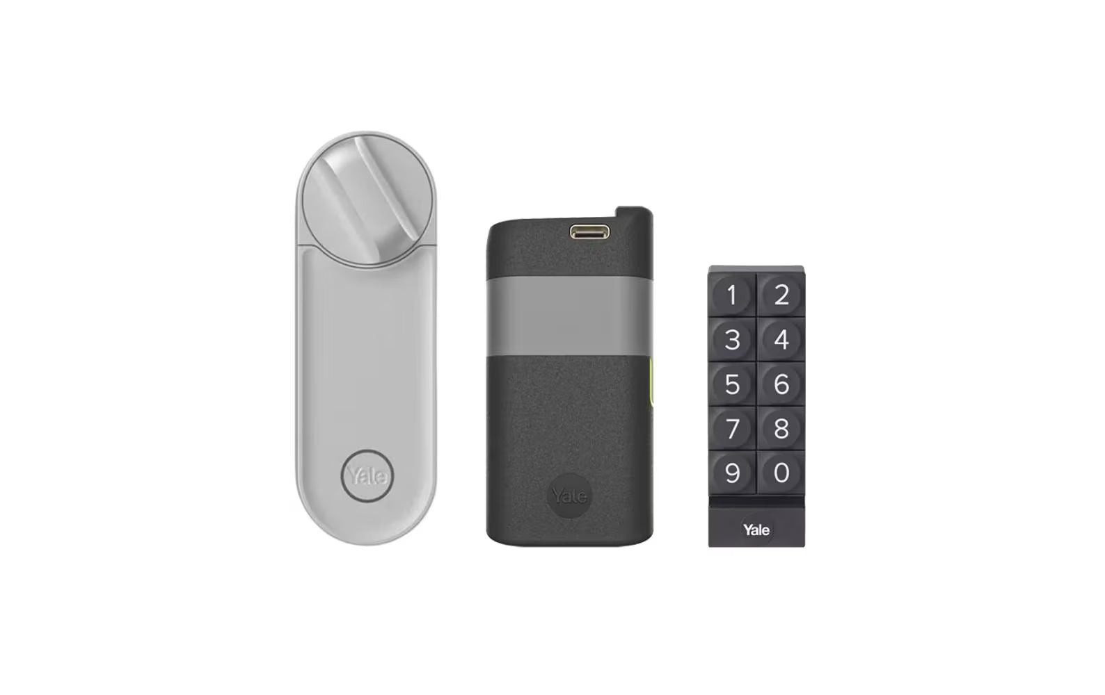 Yale Linus L2 Silver&Keypad+BatteryPack Kit