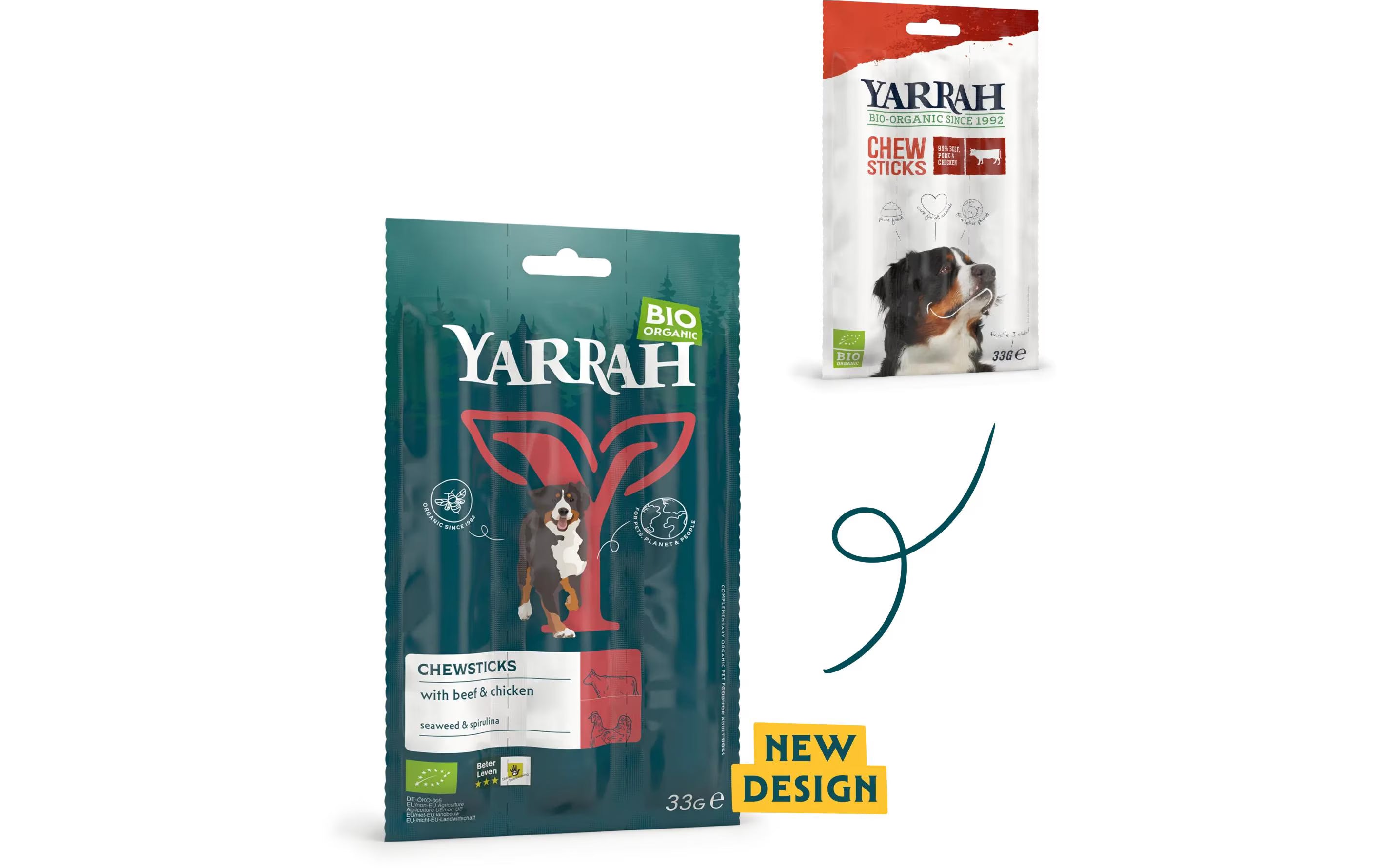 Yarrah BIO Hundesticks Rind