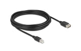 Delock, USB 2.0-Kabel USB A - USB B 5 m
