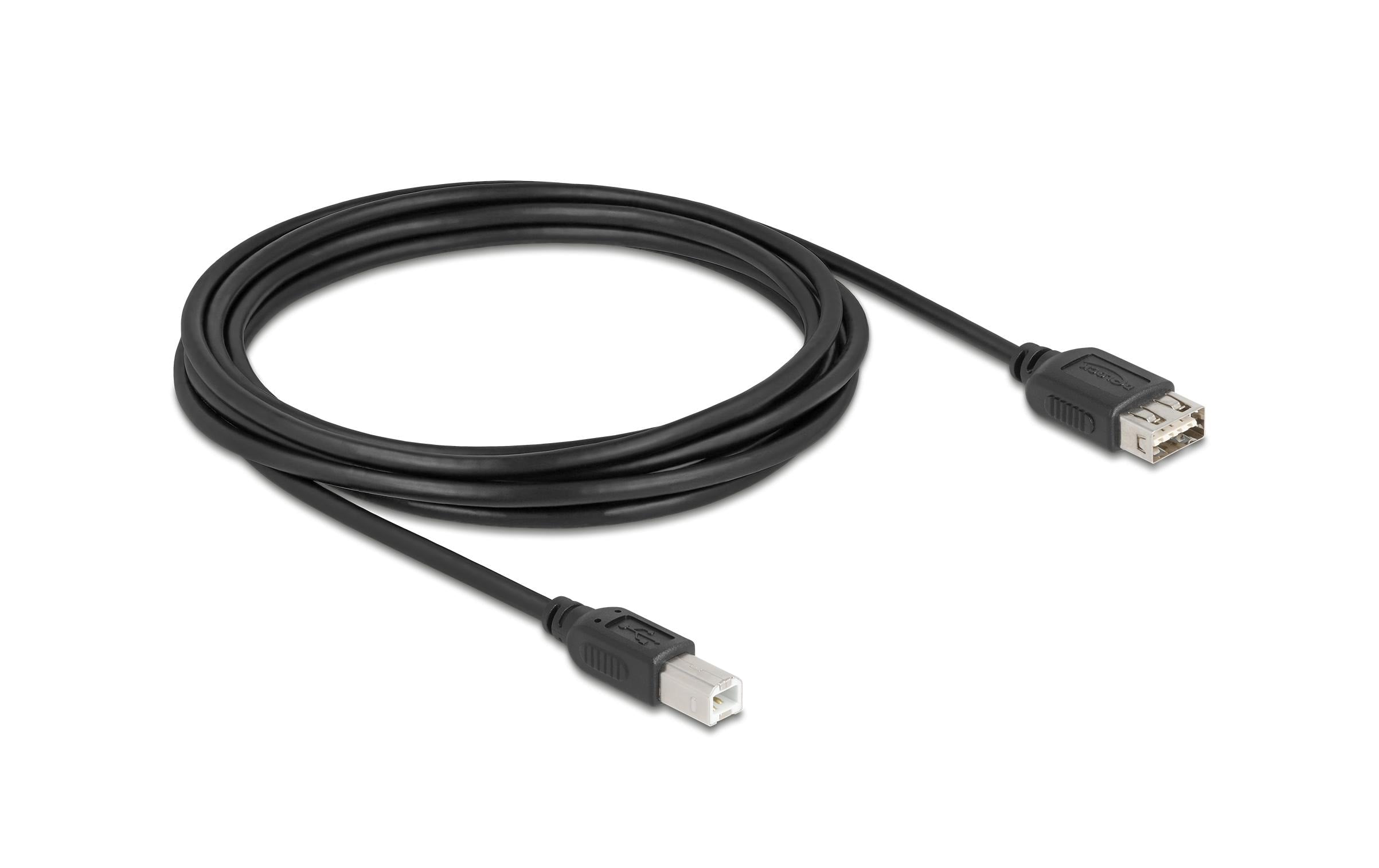Delock, USB 2.0-Kabel USB A - USB B 3 m