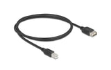 Delock, USB 2.0-Kabel USB A - USB B 1 m