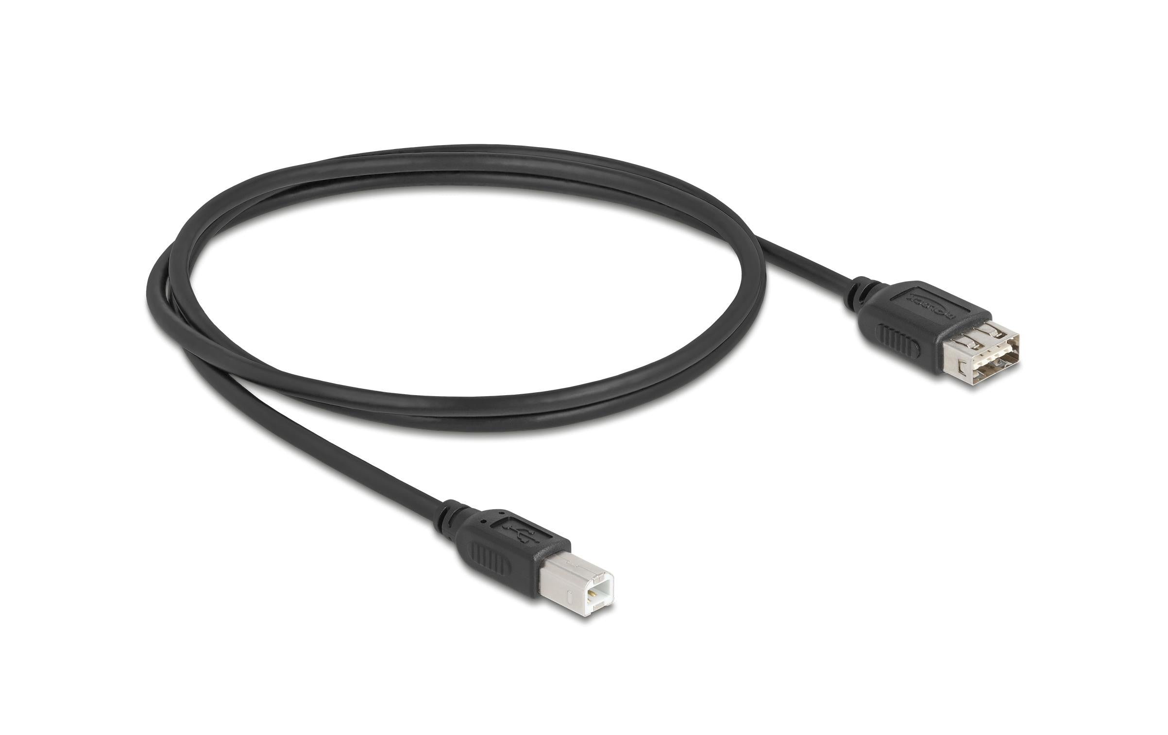 Delock, USB 2.0-Kabel USB A - USB B 1 m