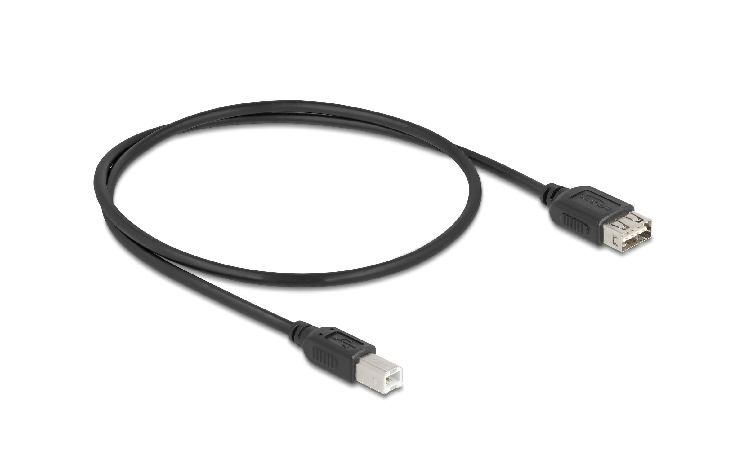 Delock, USB 2.0-Kabel USB A - USB B 0.5 m