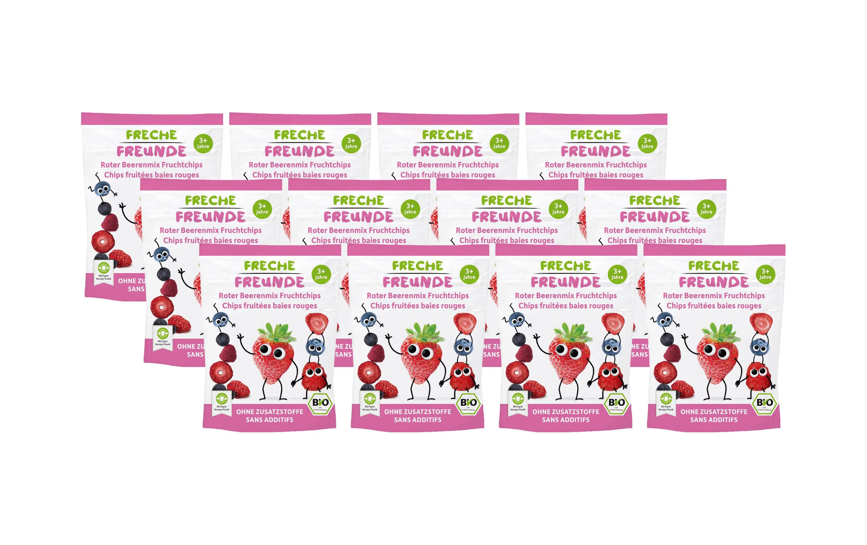 Freche Freunde Fruchtchips 12er Pack