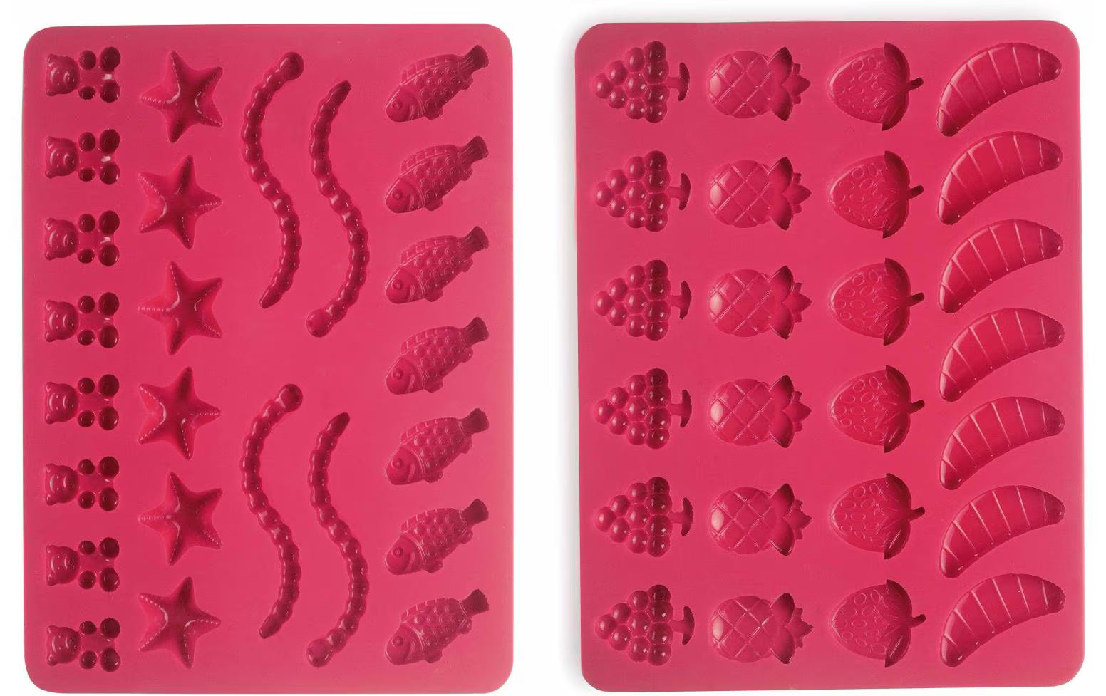 Ibili Set von 2 Gummibärchen-Formen