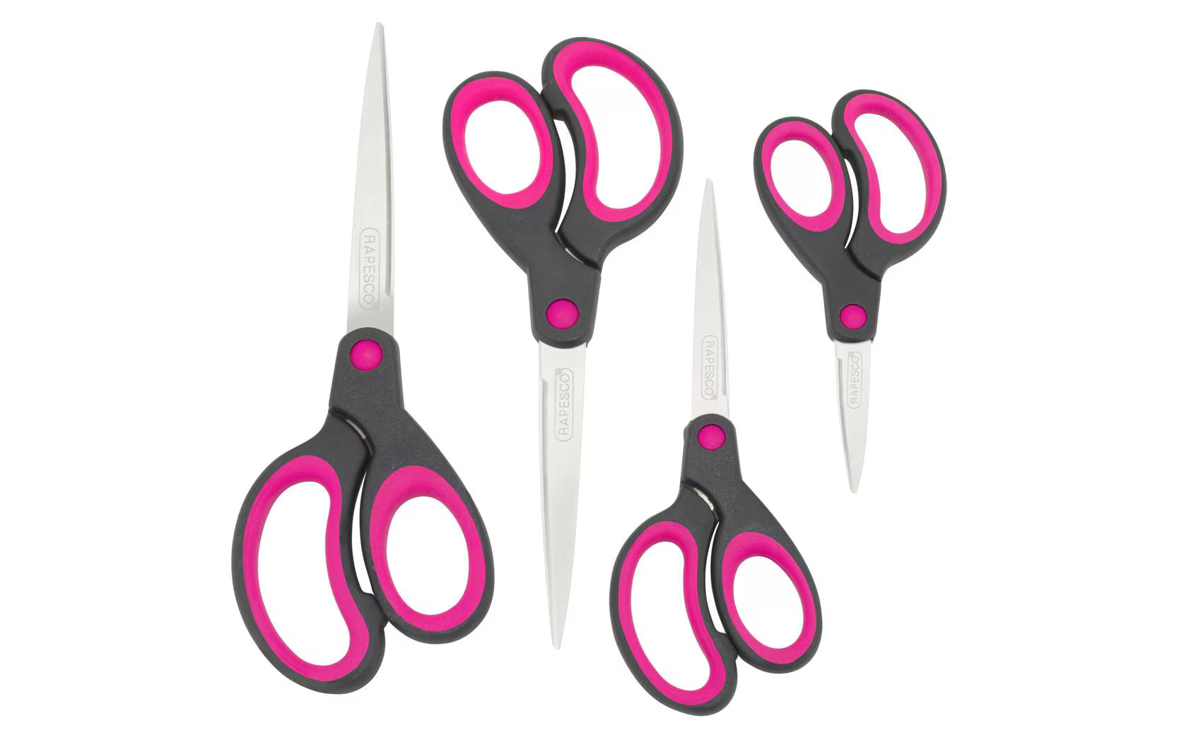 Rapesco Soft Grip Edelstahlscheren 4 Stk.