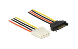 Delock, Stromkabel SATA – Molex 50 cm