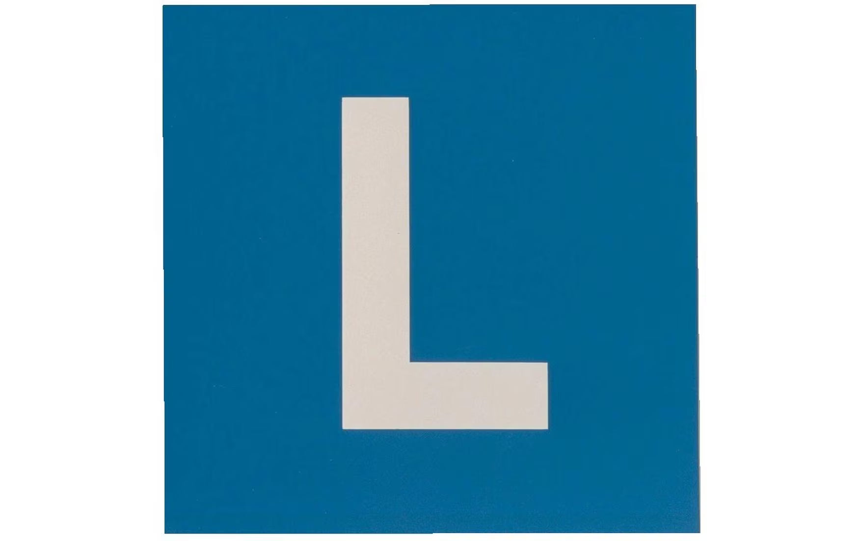 L-Schild vollmagnetisch,