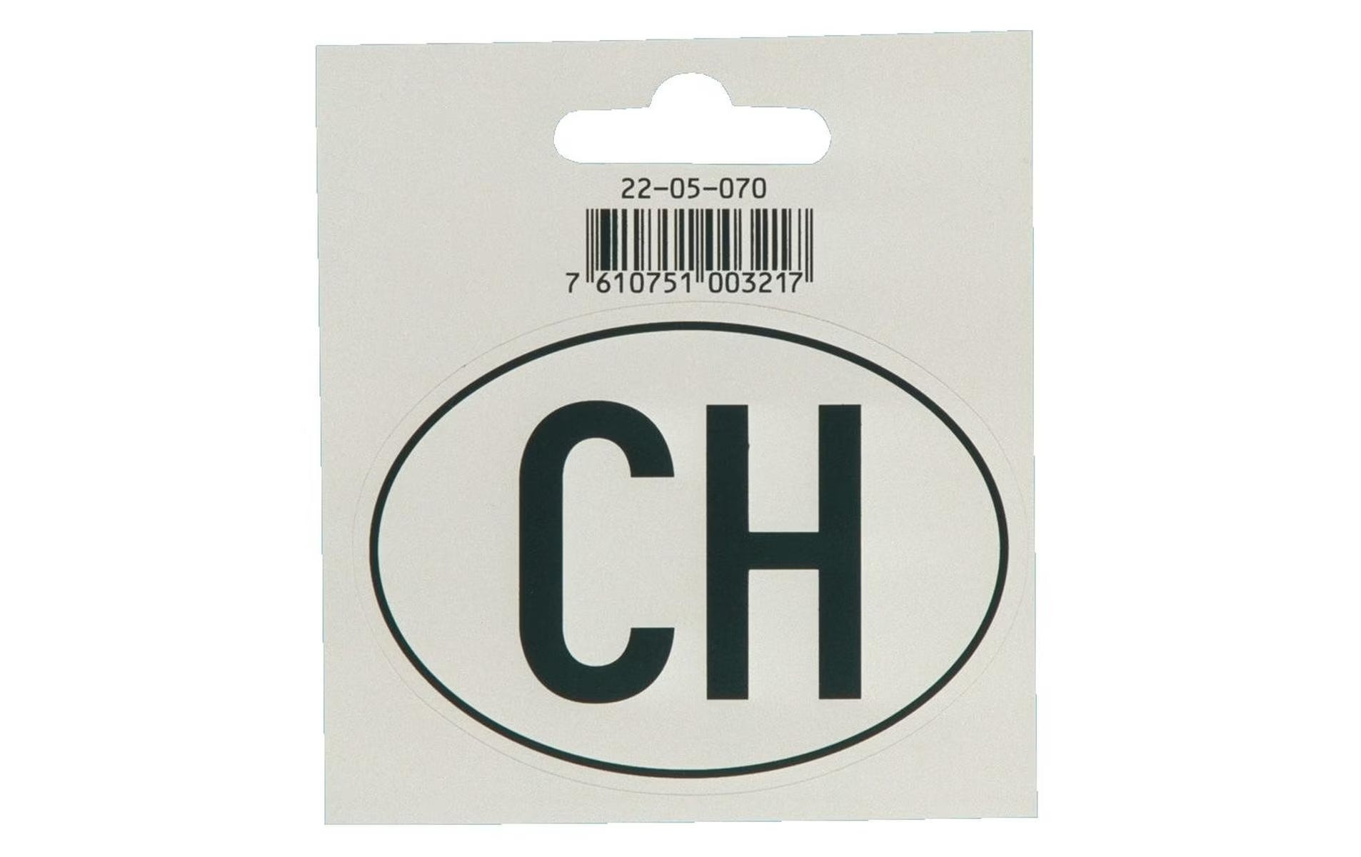 Hoheitszeichen CH für Motorräder,