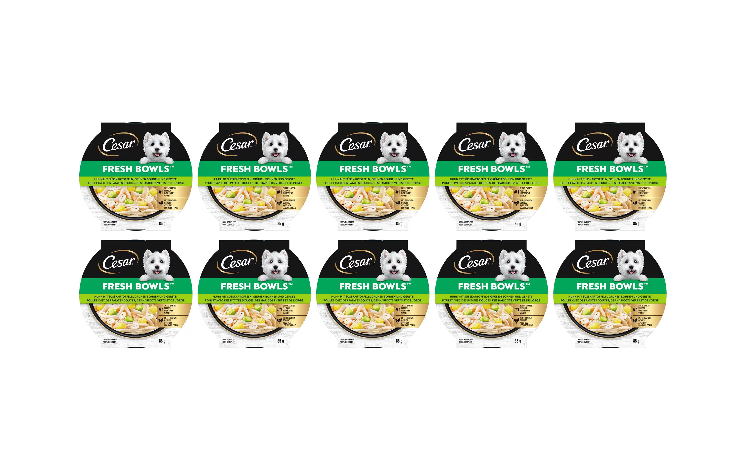 Cesar Fresh Bowls Huhn, Süsskartoffeln