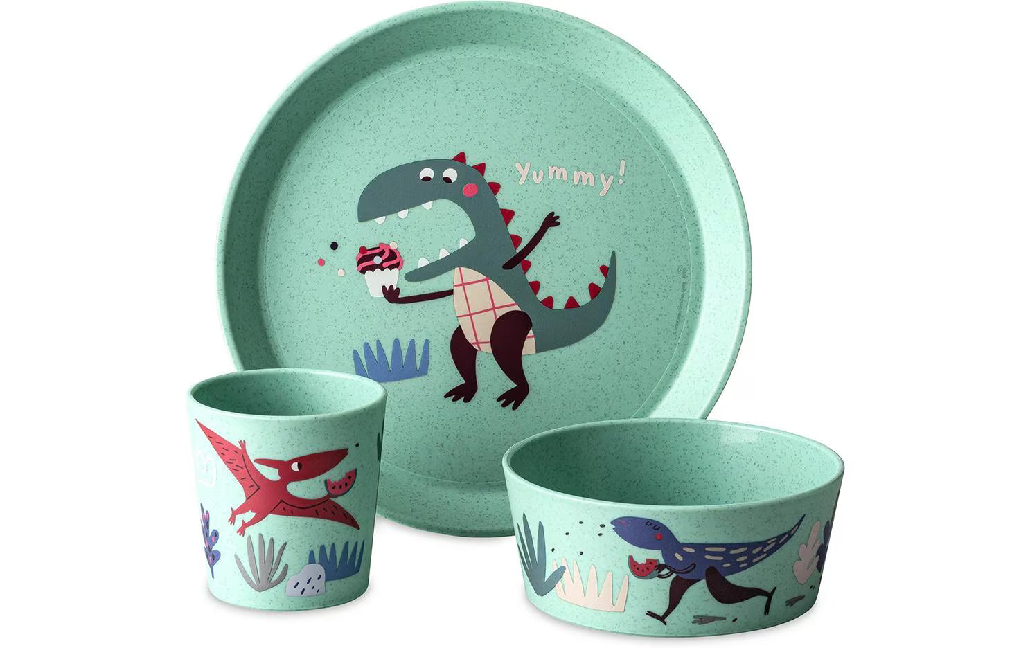 Koziol Kindergeschirrset CONNECT REX sage