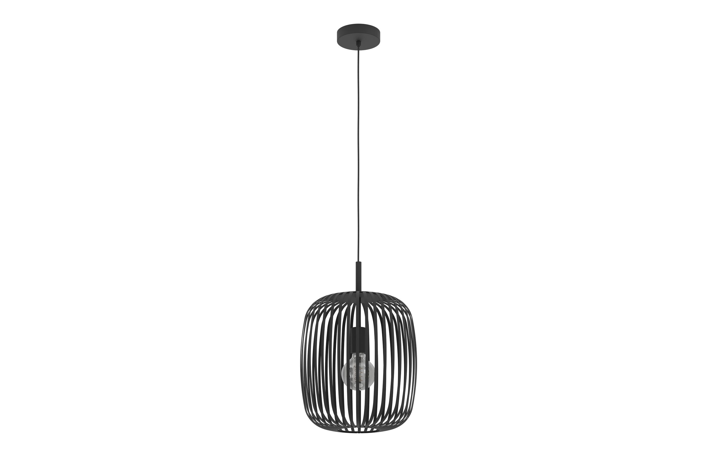 EGLO Zigbee Pendelleuchte ROMAZZINA schwarz