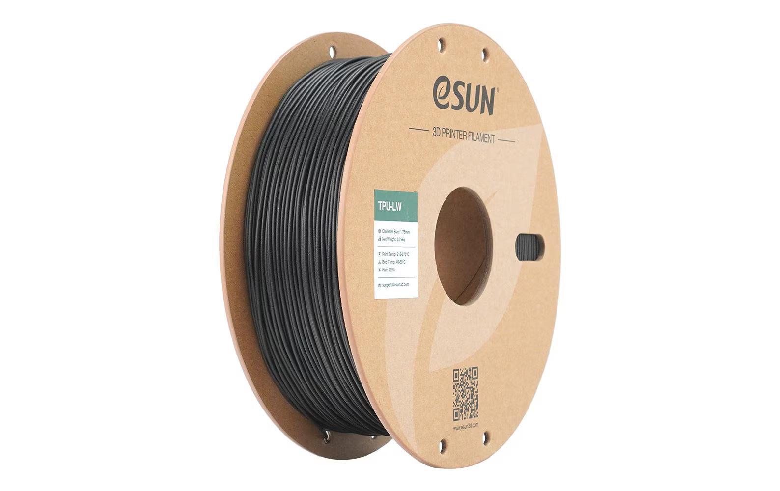 eSun, Filament TPU LW Schwarz 1.75 mm 1 kg