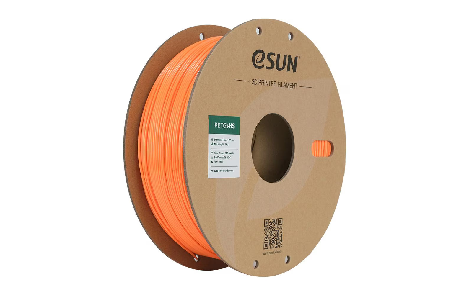 eSun, Filament PETG+ HS Orange 1.75 mm 1 kg