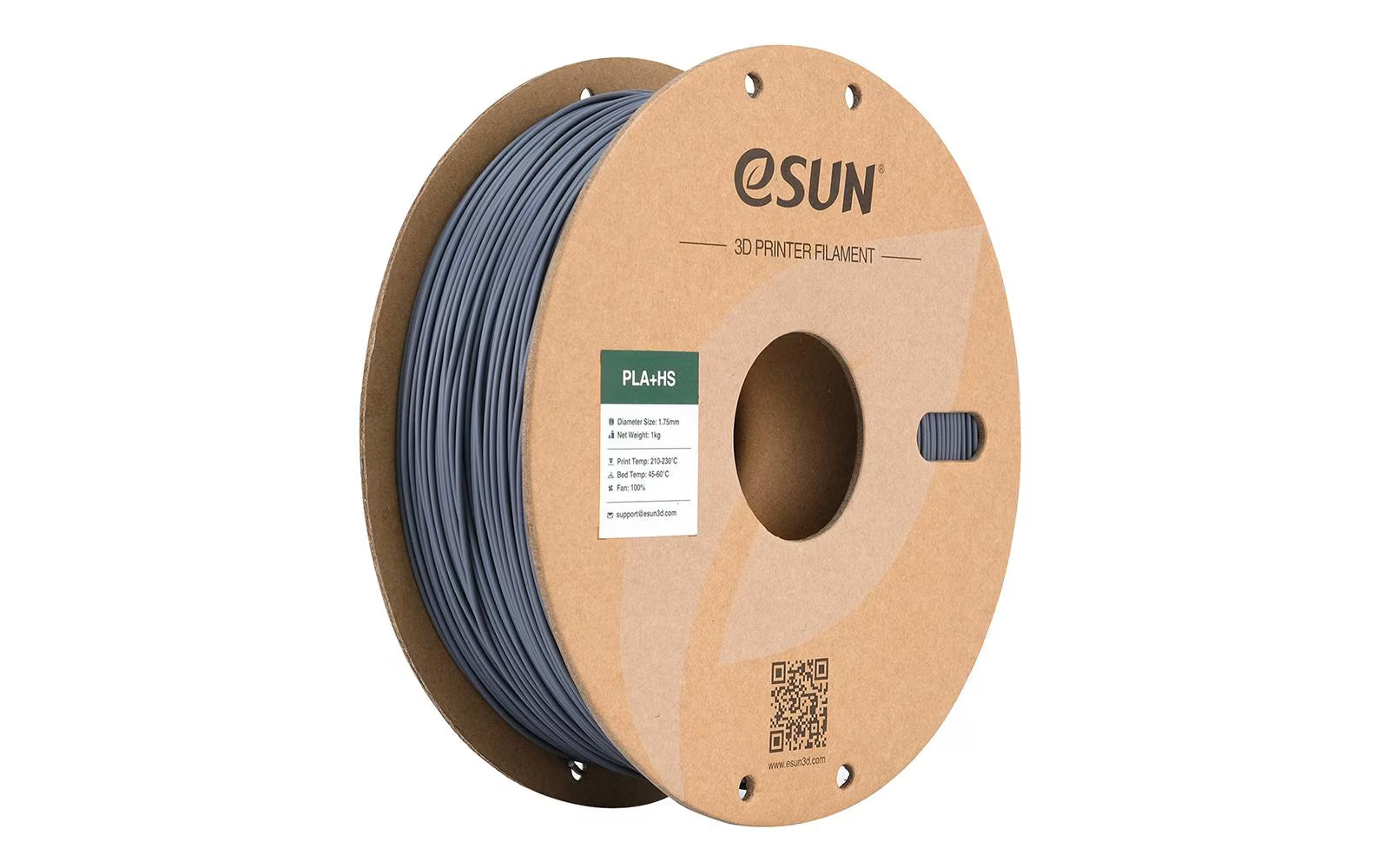 eSun, Filament PLA+ HS Grau 1.75 mm 1 kg