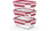 Emsa Frischhalted.-Set Clip& Close Glas