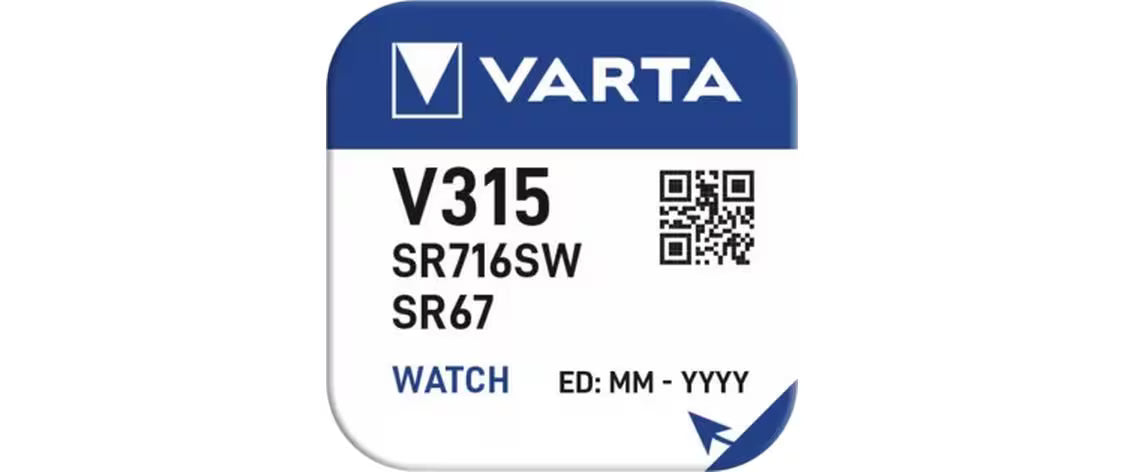 VARTA Knopfzelle Watch V315, 1.55V, 10Stk