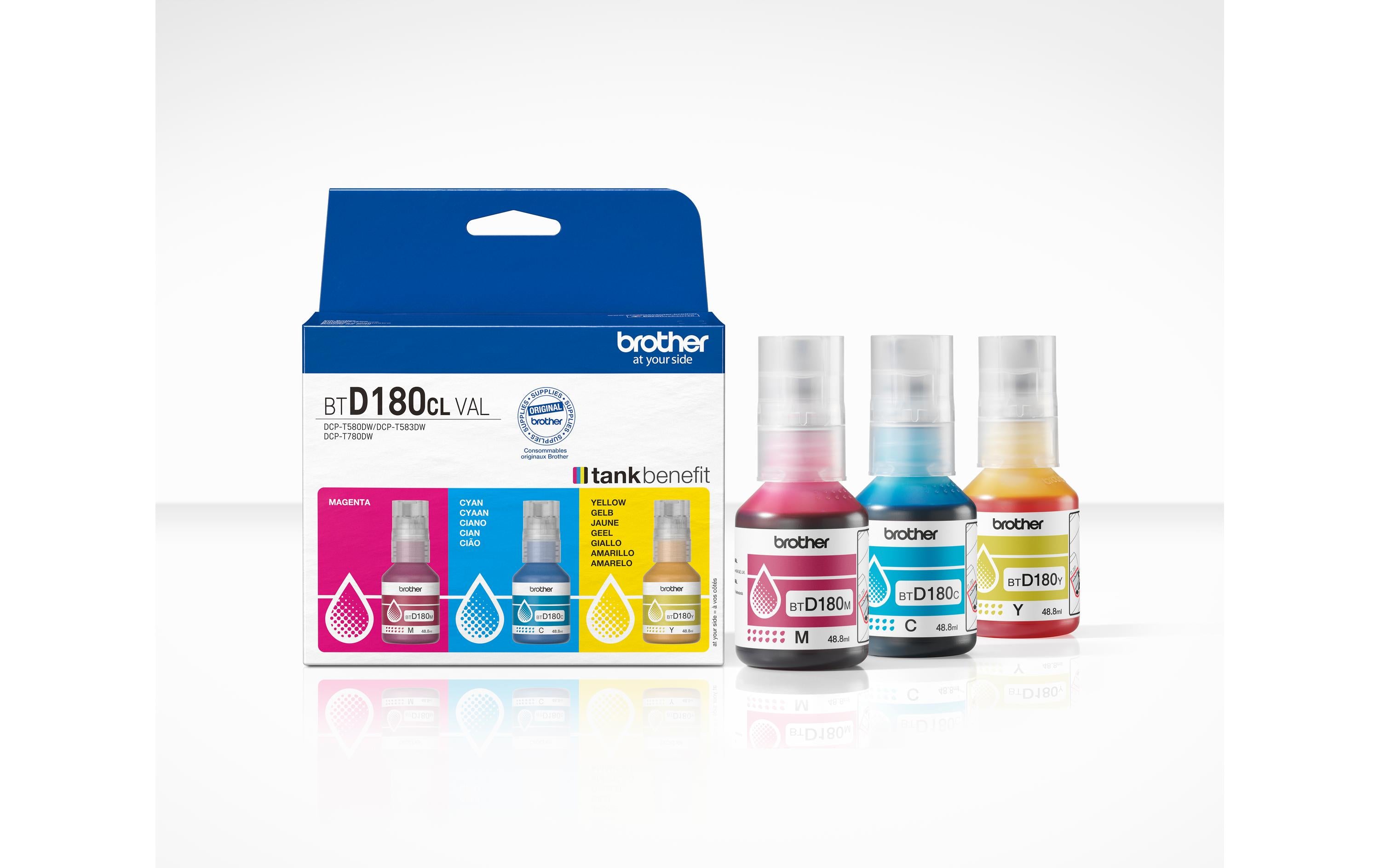 Tinte Brother BTD180CLVAL, Value Pack