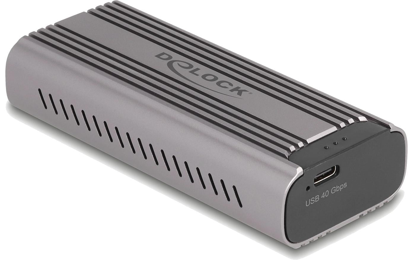 Delock M.2 NVMe SSD Gehäuse USB-C, 40Gbps