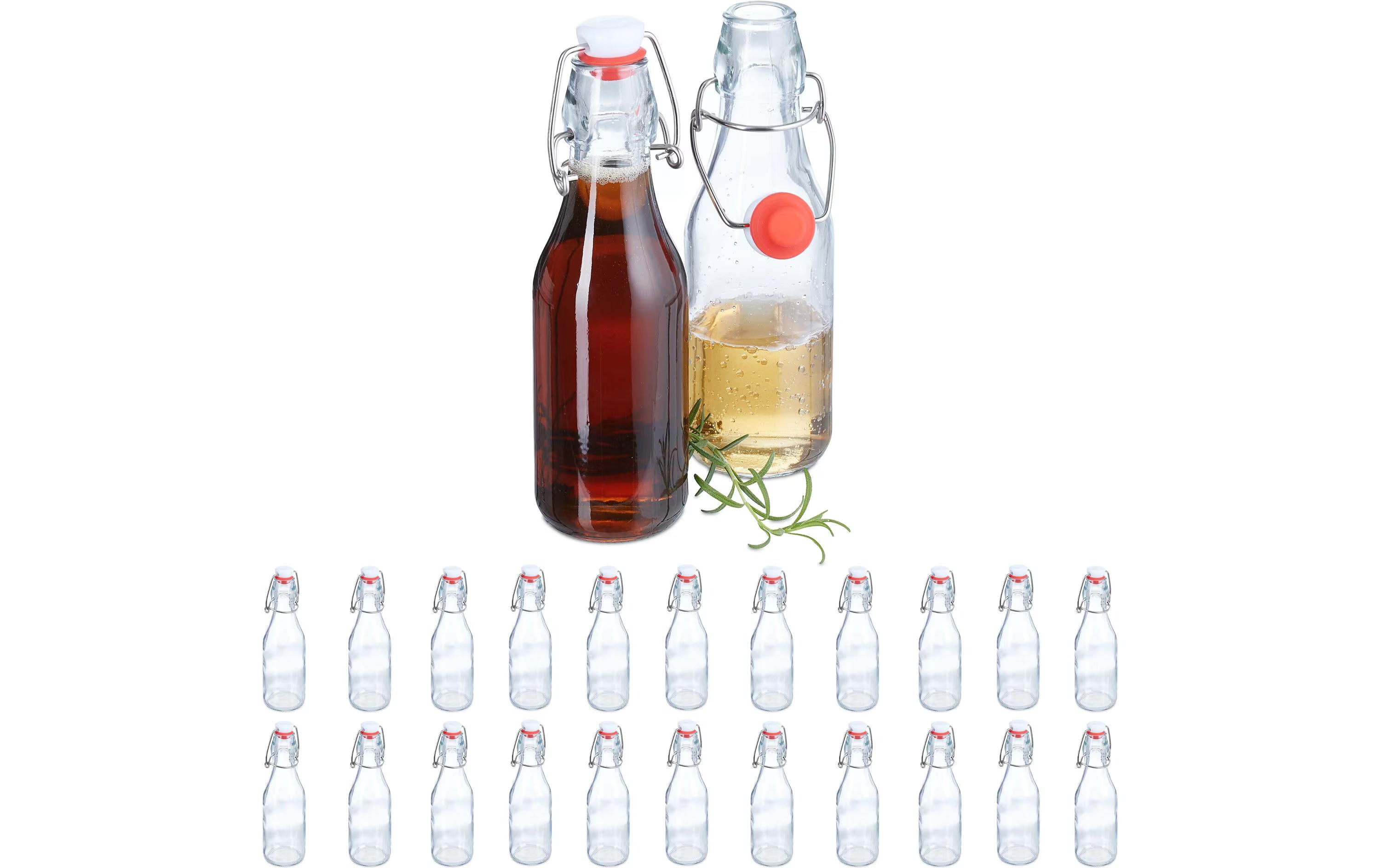 relaxdays Einmachflasche mit Bügelv.