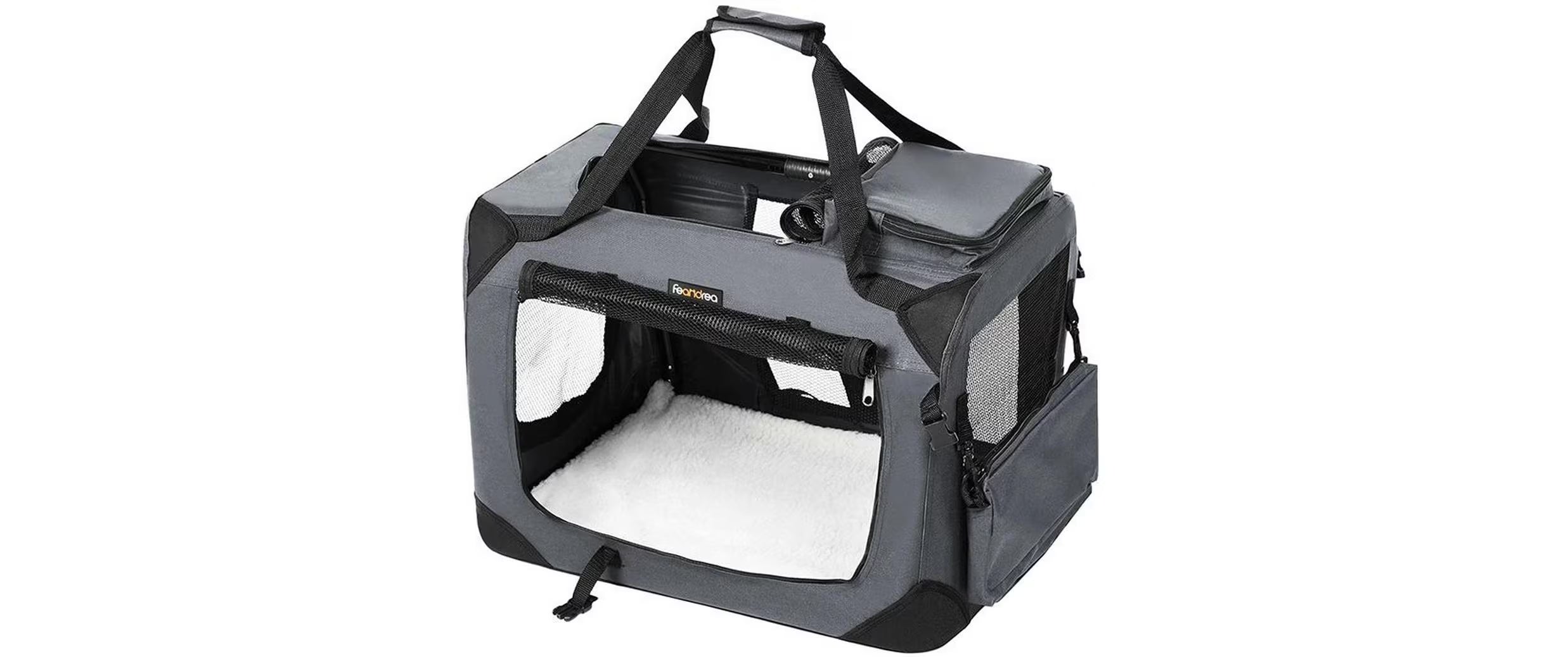 Feandrea Transportbox für Hunde & Katzen M