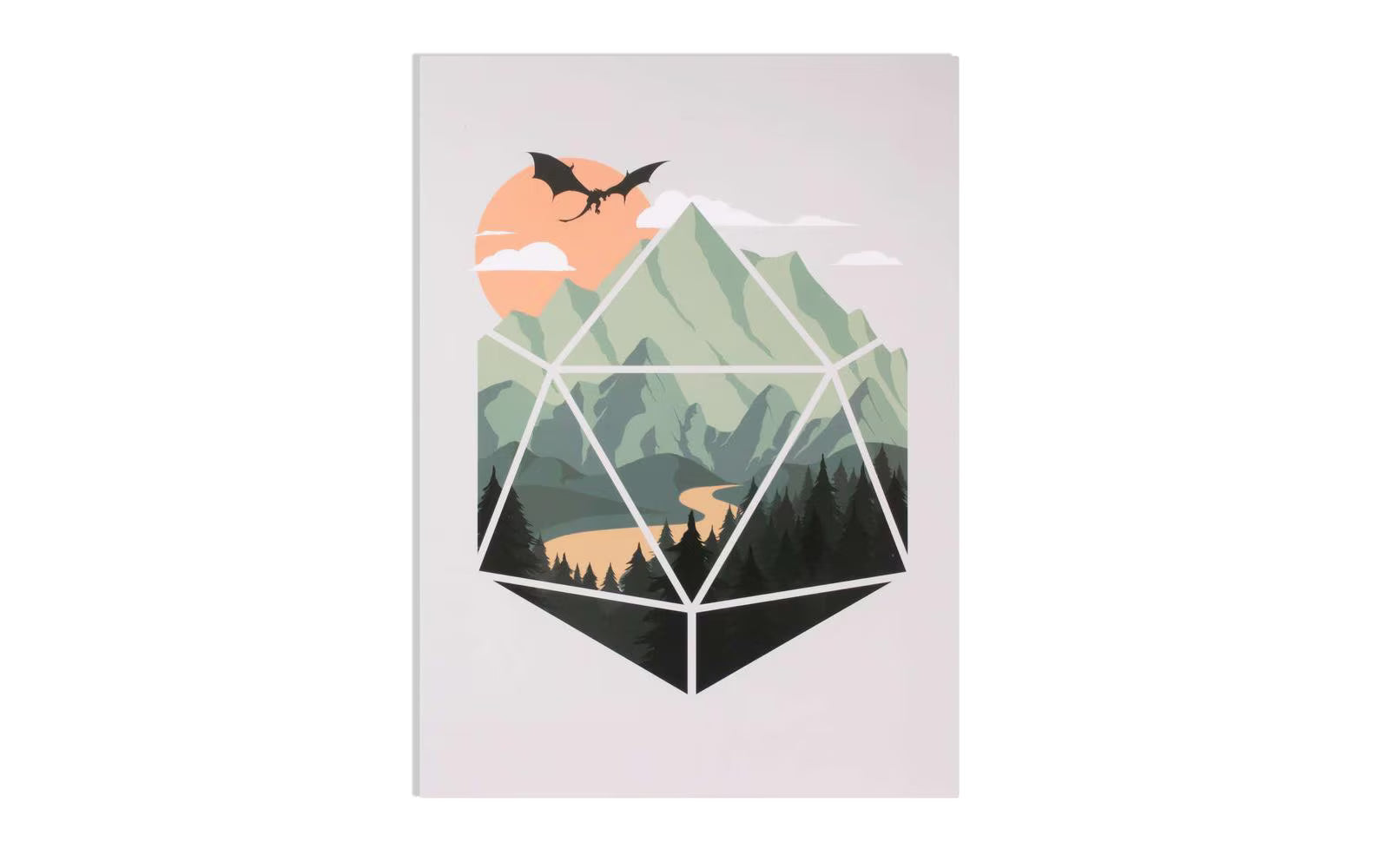 Grusskarte A D20 Scene