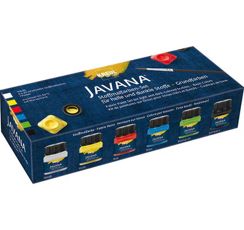 Kreul Javana Stoffmalfarben Set Grundfarb
