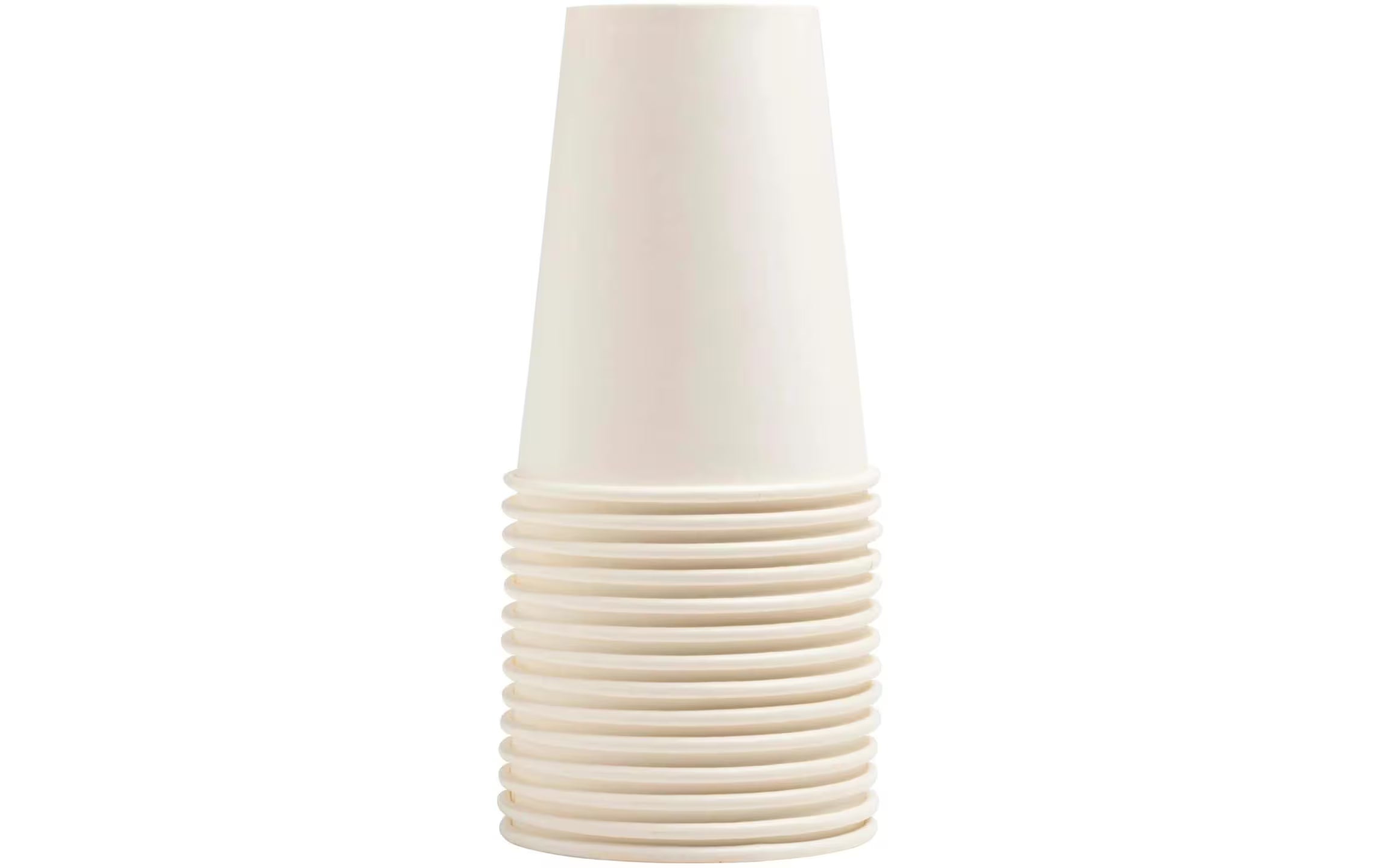 PRO nappe, Einwegbecher 2 dl, 15 Stück, Wei