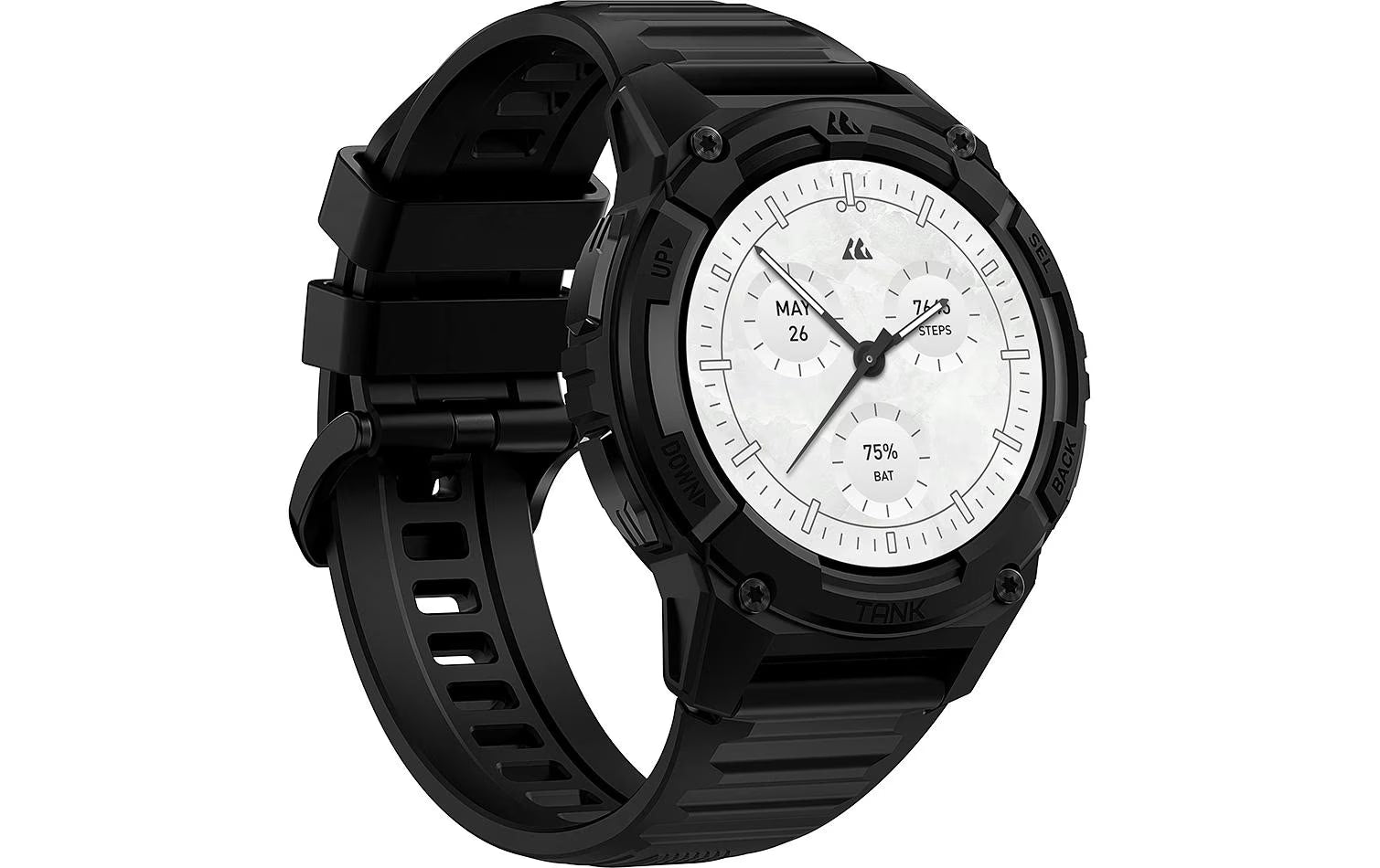 Kospet Smartwatch Tank S2 Schwarz