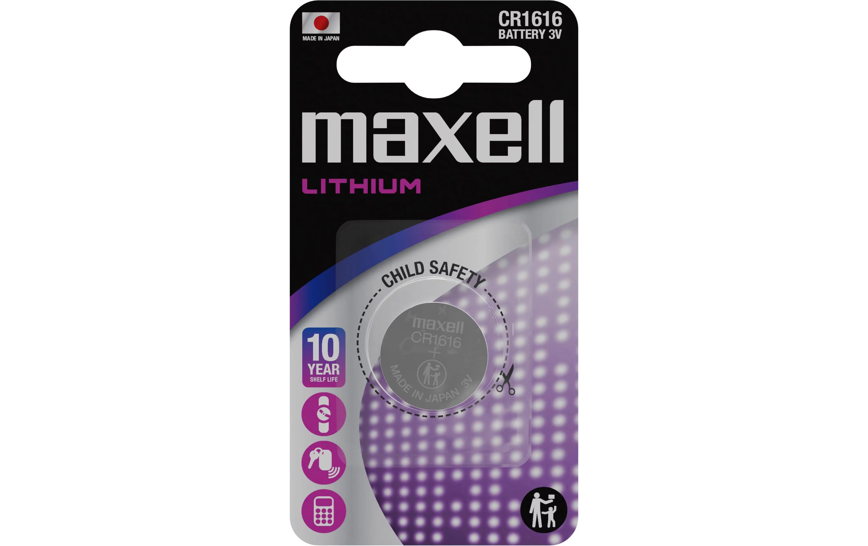 Maxell Europe LTD. Knopfzelle CR1616