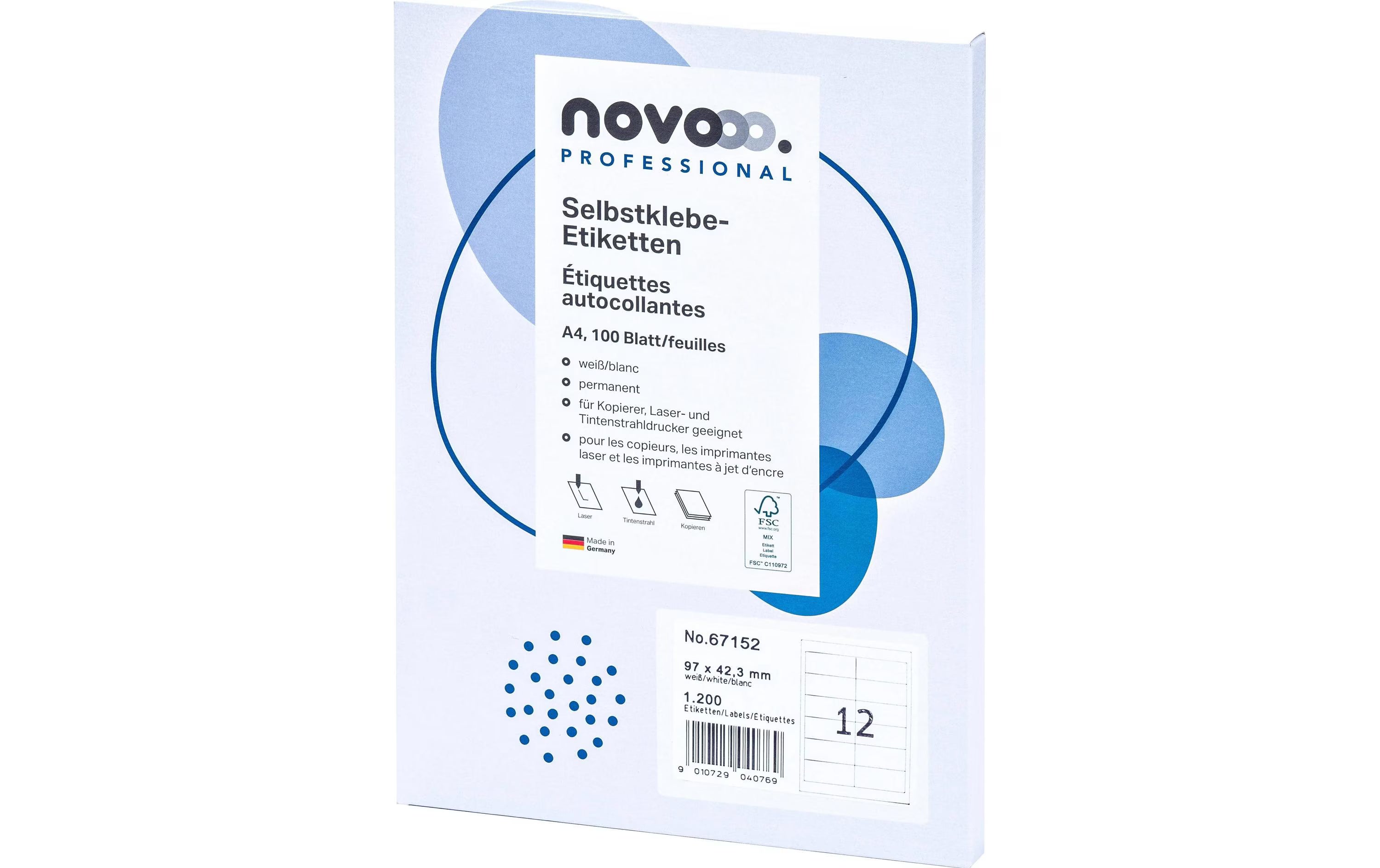 novooo. Selbstklebende Etiketten