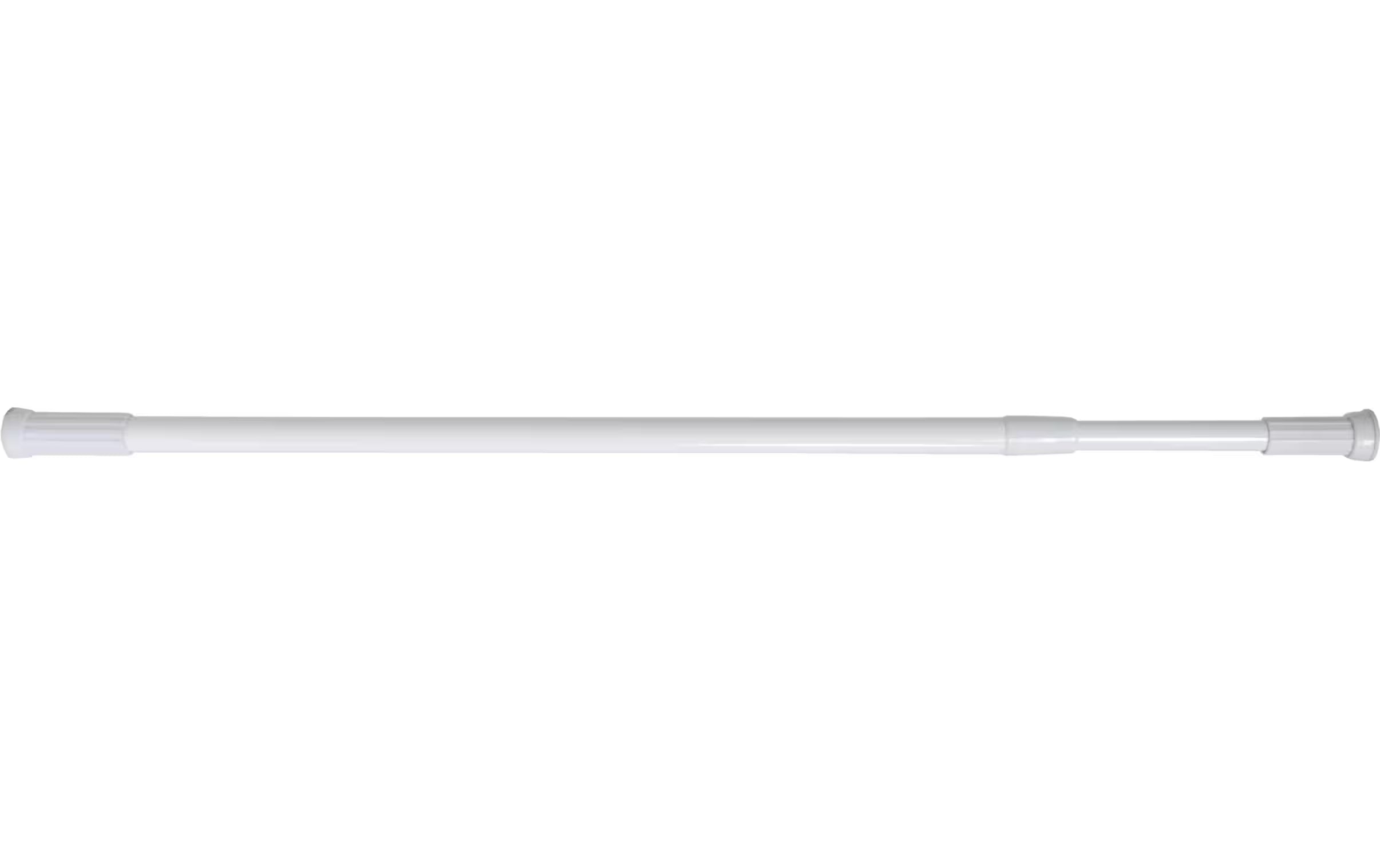 MSV, Duschvorhangstange 70 - 120 cm, Weiss