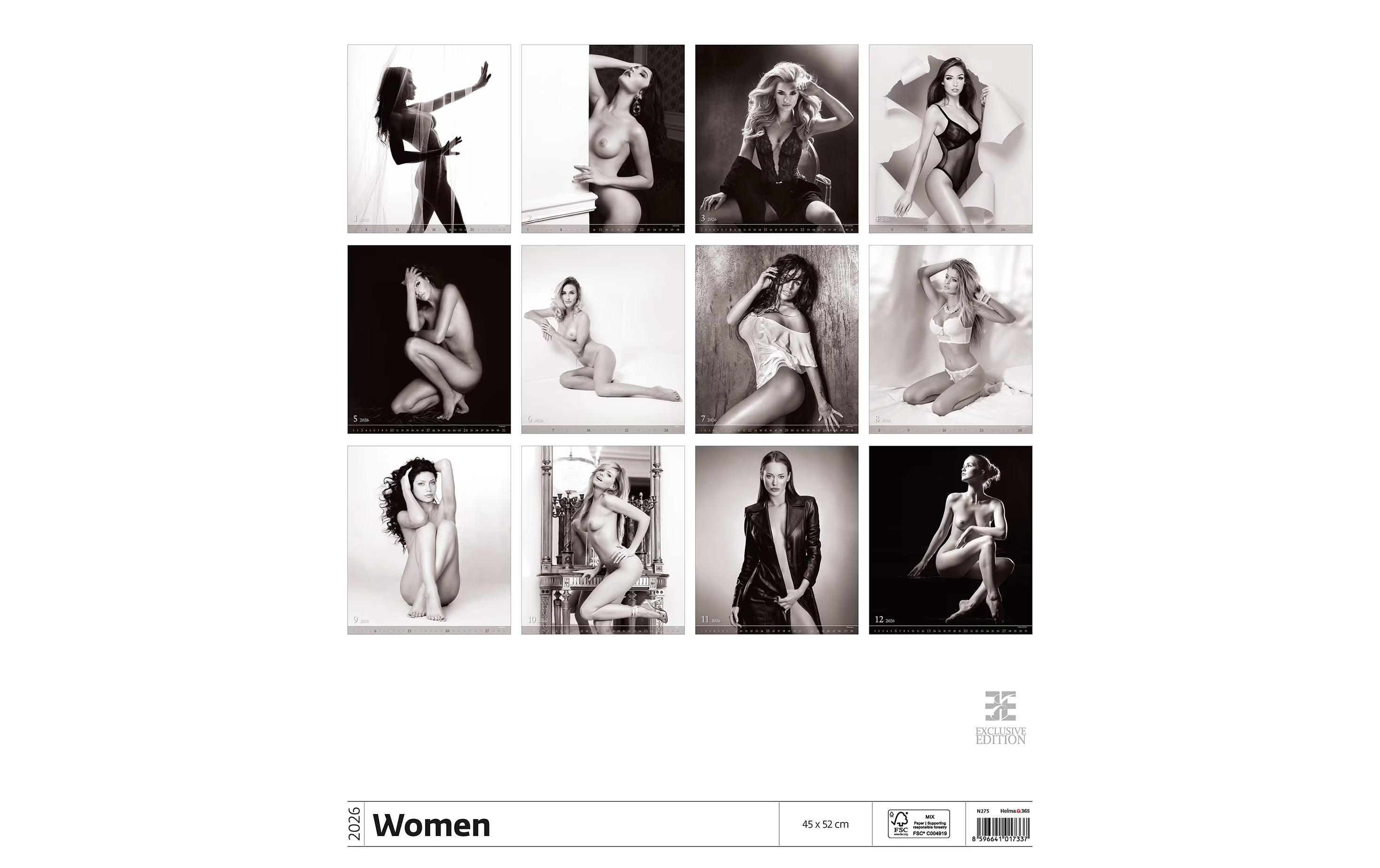 Erotic Bildkalender Women 2026