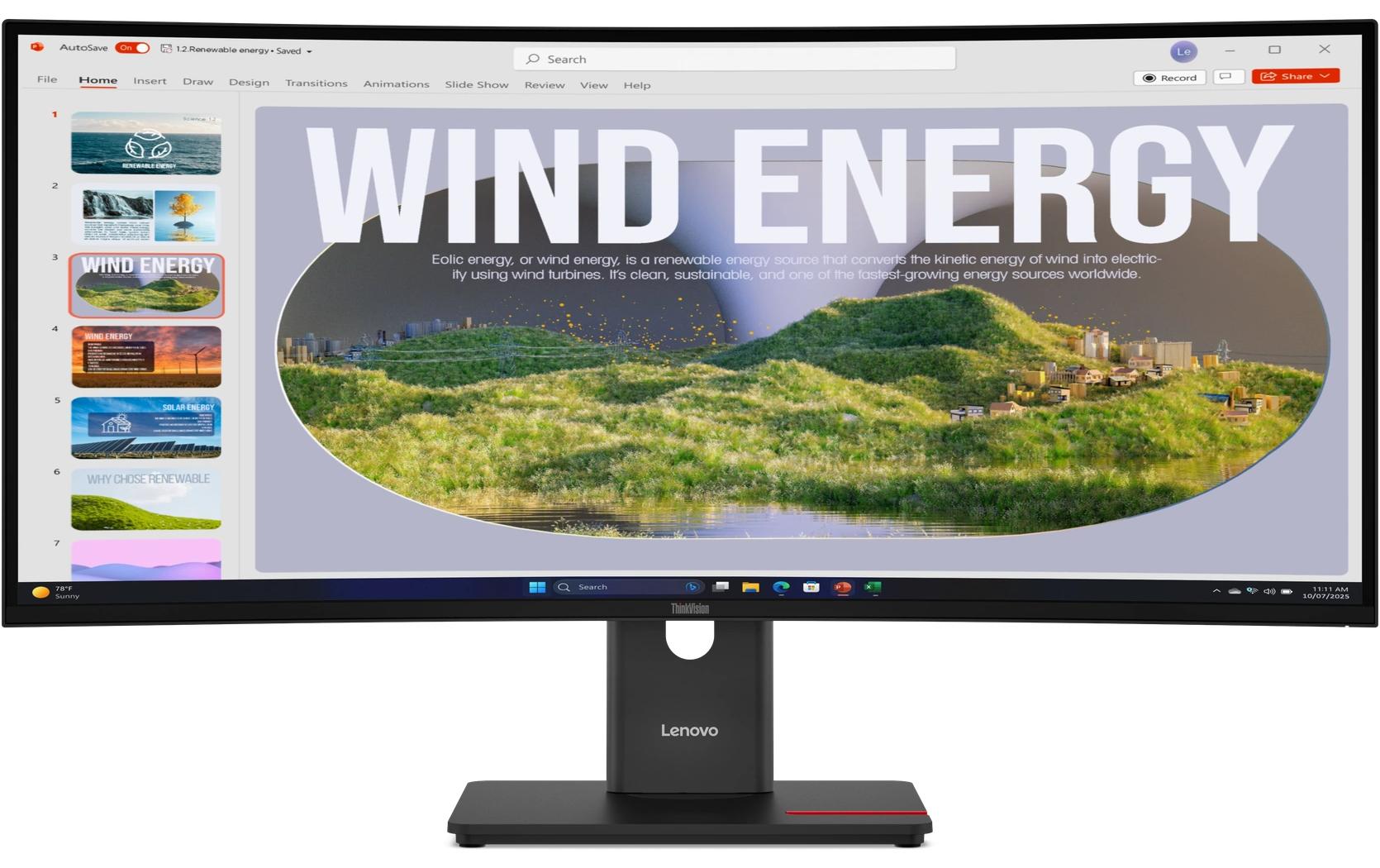 Lenovo TV T34WD-40, 34, 21:9, 3440x1440