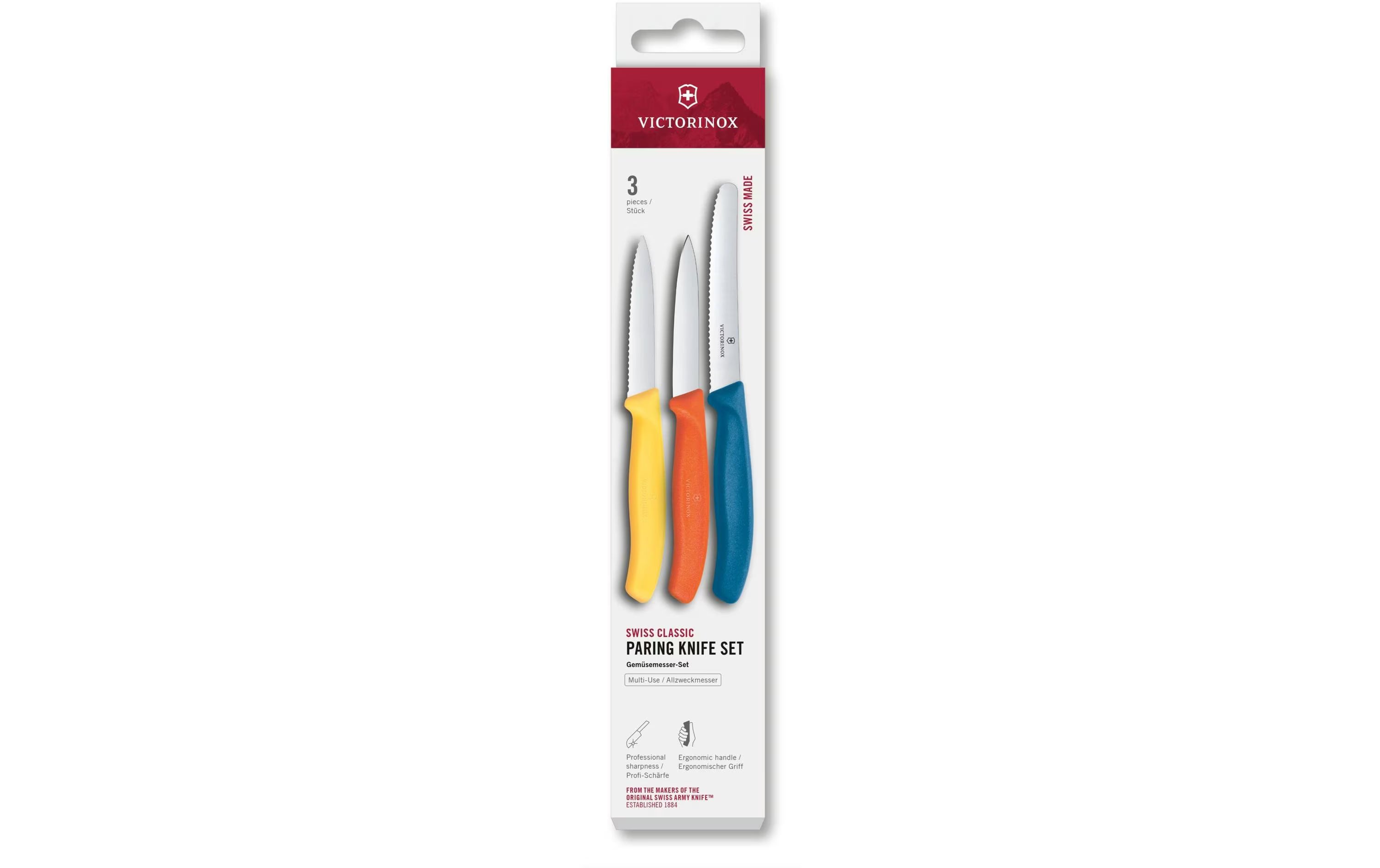 Victorinox Classic Gemüsem. 0rang/gelb/blau