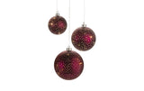 STT LED Glamour Ball Set bordeaux