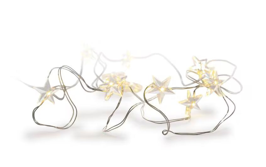 STT Lichterkette LED Batteriw Stars 20