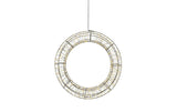 STT LED Angel Wreath Nero 45cm