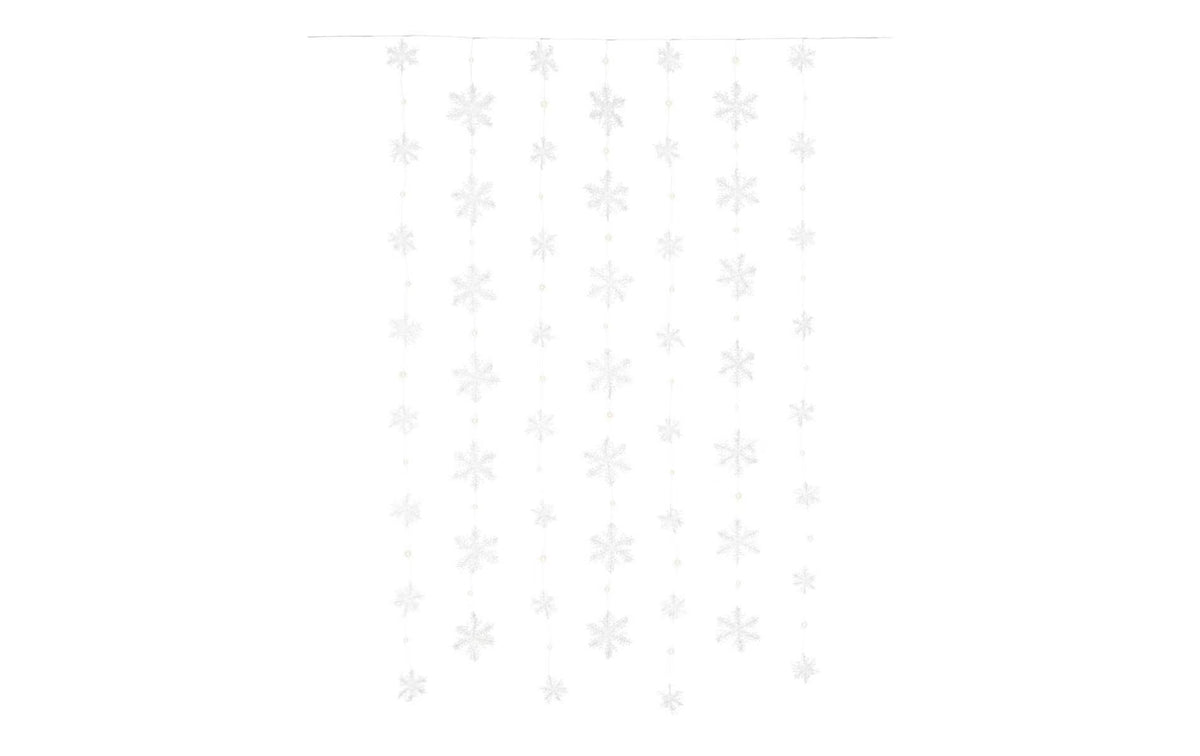 STT LED Lichtervorhang Snowflake 105 LED