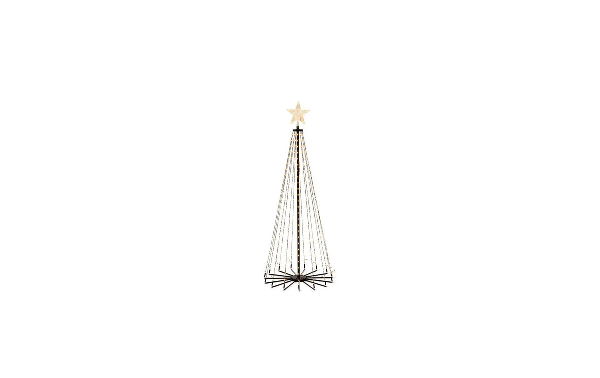 STT LED Deko Cone Tree 150 schwarz